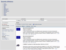 Tablet Screenshot of negozi.gazzettadimodena.gelocal.it